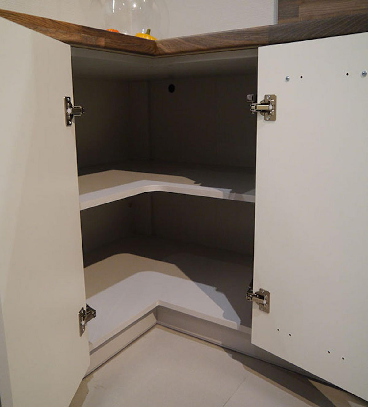 WINKELKÜCHE Platinium grau matt / weiß hochglanz 12-teilig - Weiß/Grau, Holzwerkstoff (105/168/290cm) - Feldmann-Wohnen