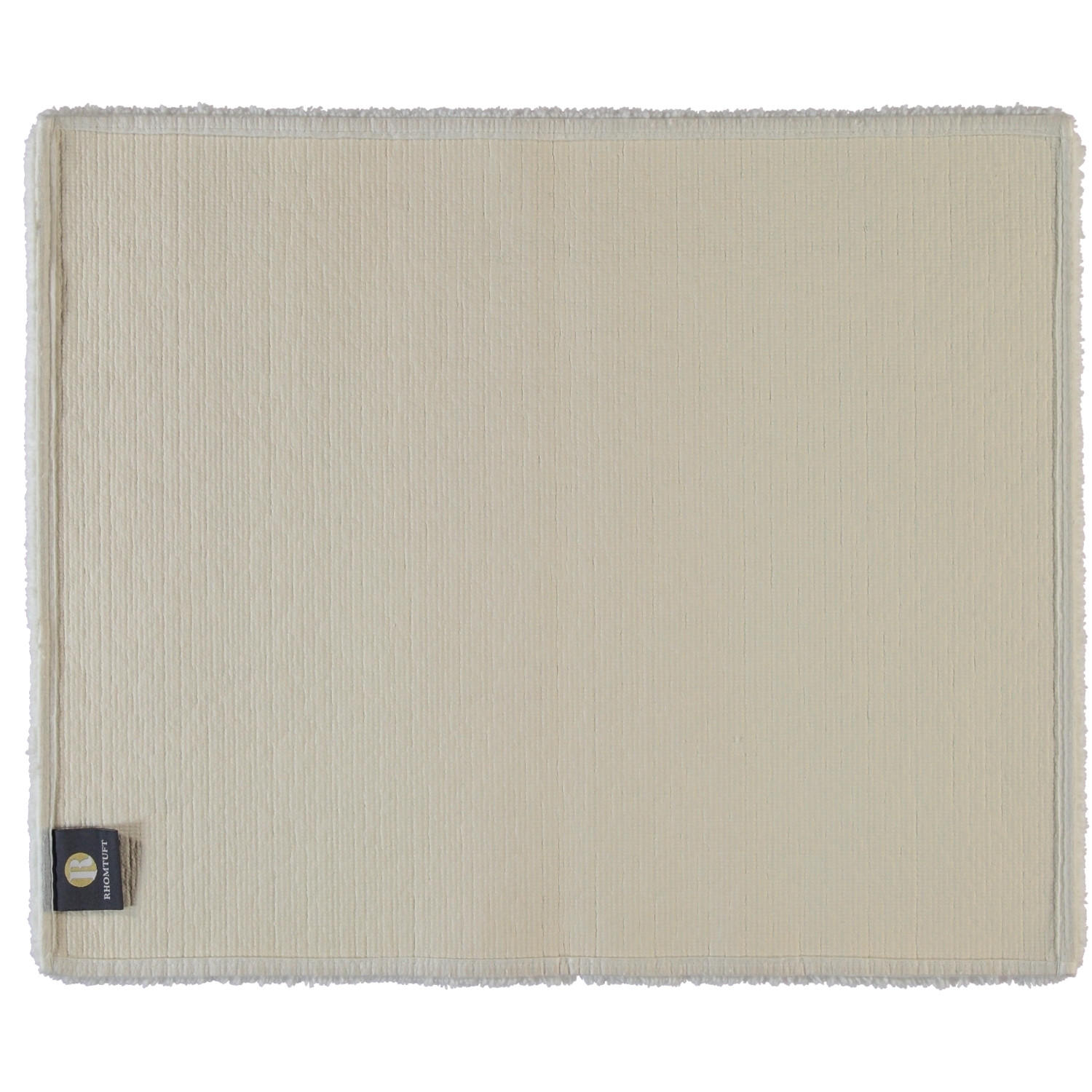 BADTEPPICHE SQUARE WEISS - 01 - Weiß, Textil (50/60cm) - Rhomtuft