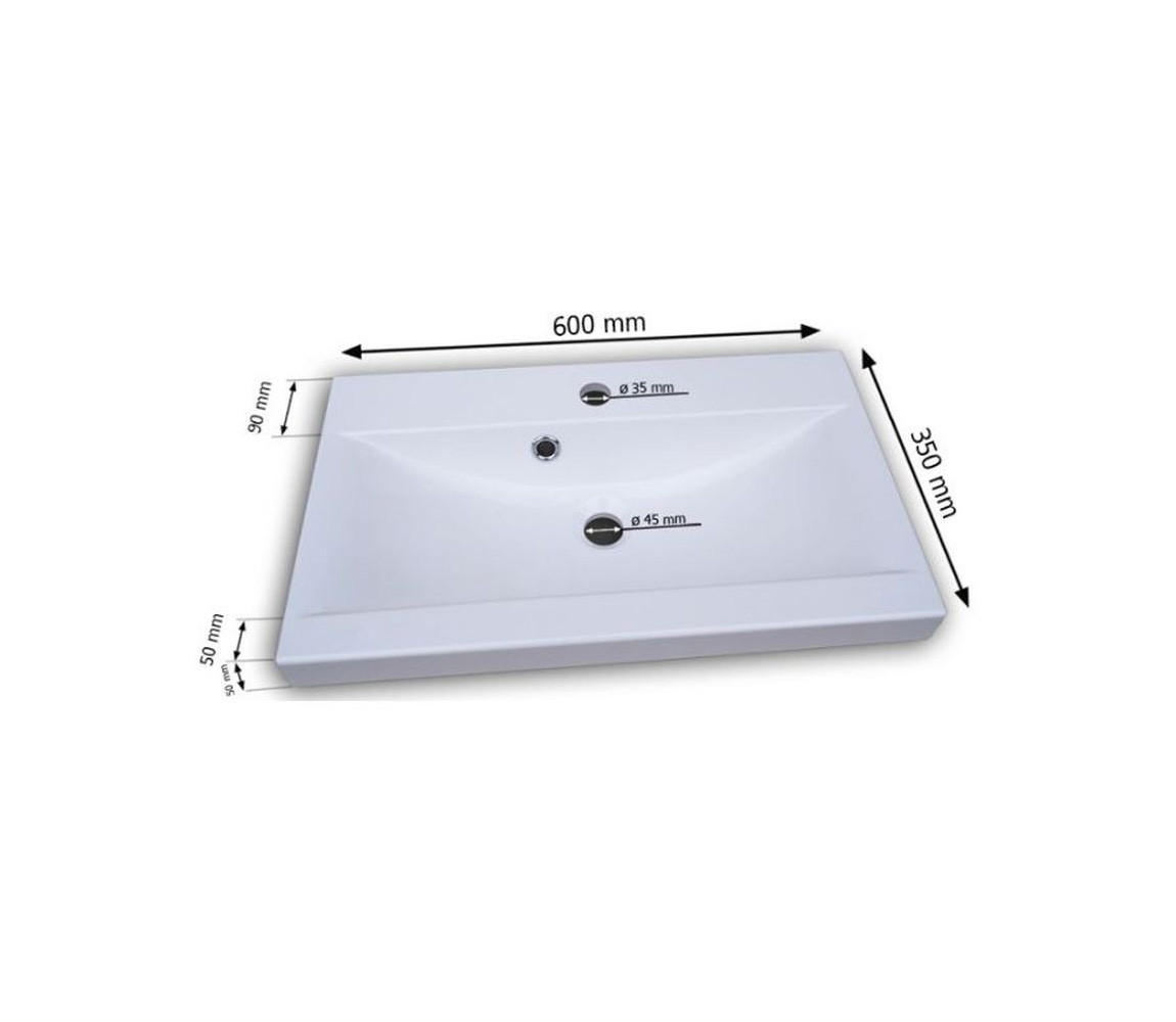 Thumbnail - Feldmann-Wohnen Badmöbel-Set, Braun, Holz, 4 Fächer, Rechteckig, 121x132x35 cm, Badezimmer, Badmöbelsets & Badmöbelserie...