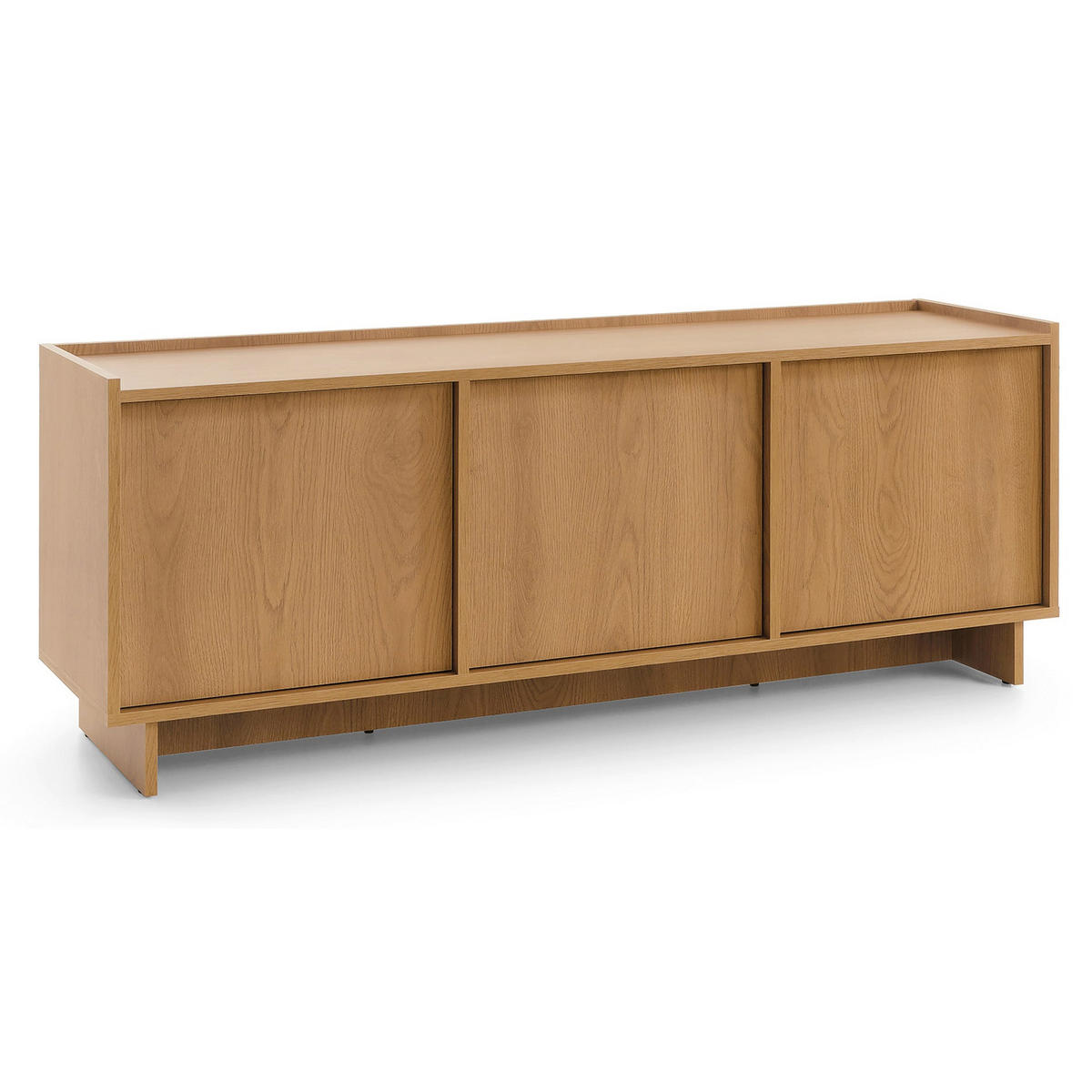 TV stolek Yasumi, dub, 147 cm - barva dubu, kompozitní dřevo (147/55/39cm) - Selsey