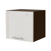 KLAPPHÄNGESCHRANK Essen W4B/40 Weiß Hochglanz / Lava Matt 40 / 32,5 / 36cm - Dunkelgrau/Weiß Hochglanz, Holz/Holzwerkstoff (40/36/32.5cm) - Feldmann-Wohnen