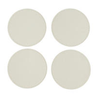 UNTERSETZER-SET Olevia - Ecru, Kunststoff (10/10cm) - home&you