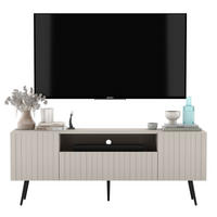 TV-SCHRANK Elpis Kaschmir Matt mit Metallbeine Glamour 150 cm - Kaschmir, Holzwerkstoff (150/60.5/36.5cm) - Meble Lindner