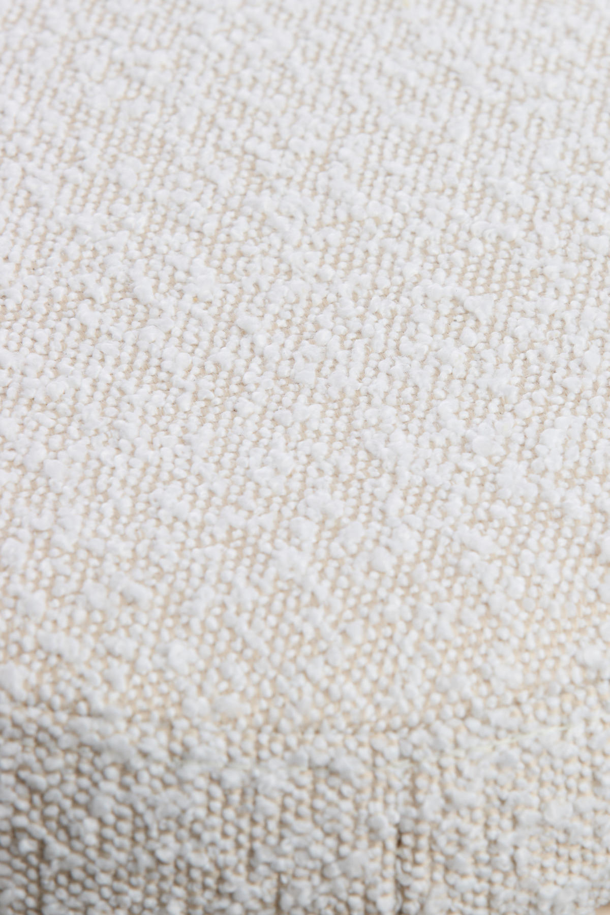 BARHOCKER Alice Weiß 41/41/73 cm - Creme/Weiß, Textil (41/73/41cm) - Light & Living