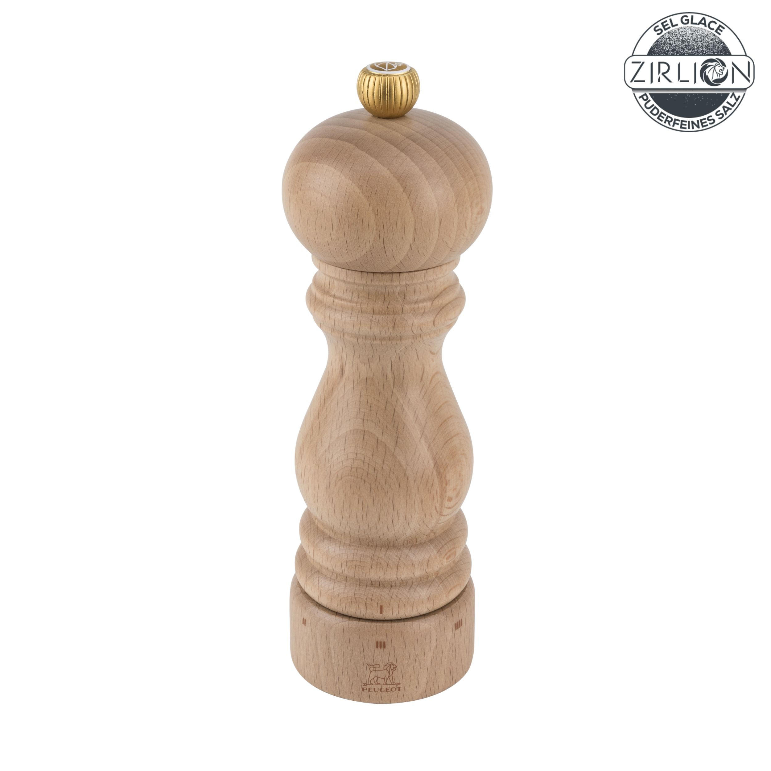 SALZMÜHLE Paris uSelect 18cm Buchenholz Natur Zirkonia-Mahlwerk - Braun, Holz (5.9/18/5.9cm) - PEUGEOT
