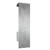 GARDEROBE Carlton Paneel in Beton Oxid Optik - Hellgrau, Holzwerkstoff (52/193/35cm) - Vladon