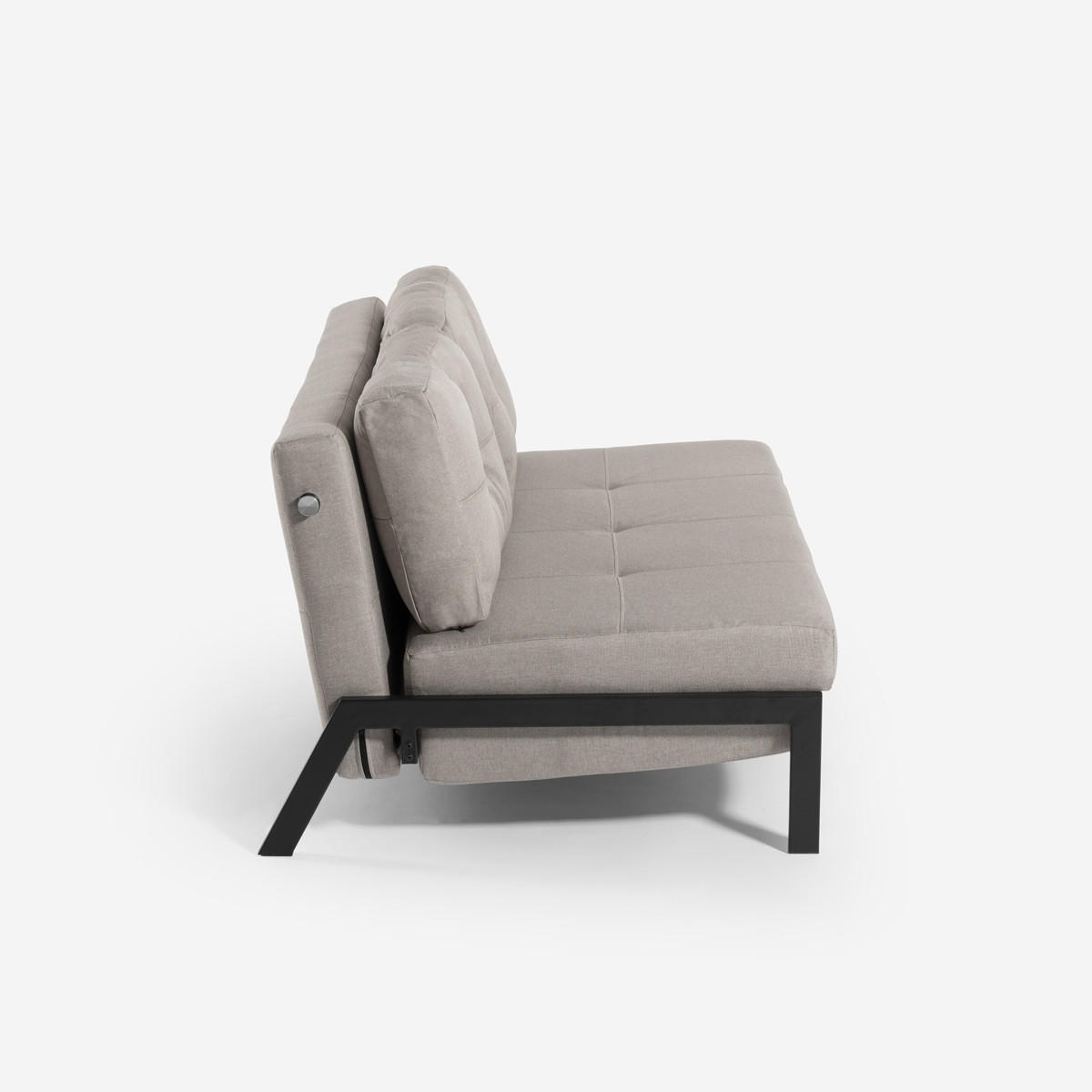SOFABETT Bellamy - Grau - Grau, Textil (150/70/200cm) - Pasmara