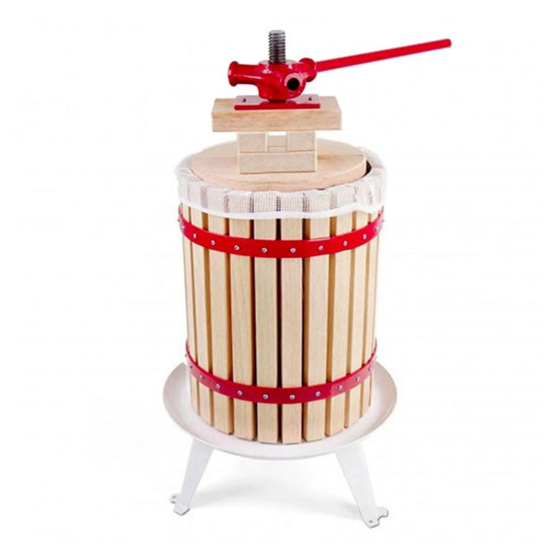 ENTSAFTER, 18L, aus Eichenholz, für Saft & Wein - Eichefarben, Holz (25/37/25cm) - ich-zapfe