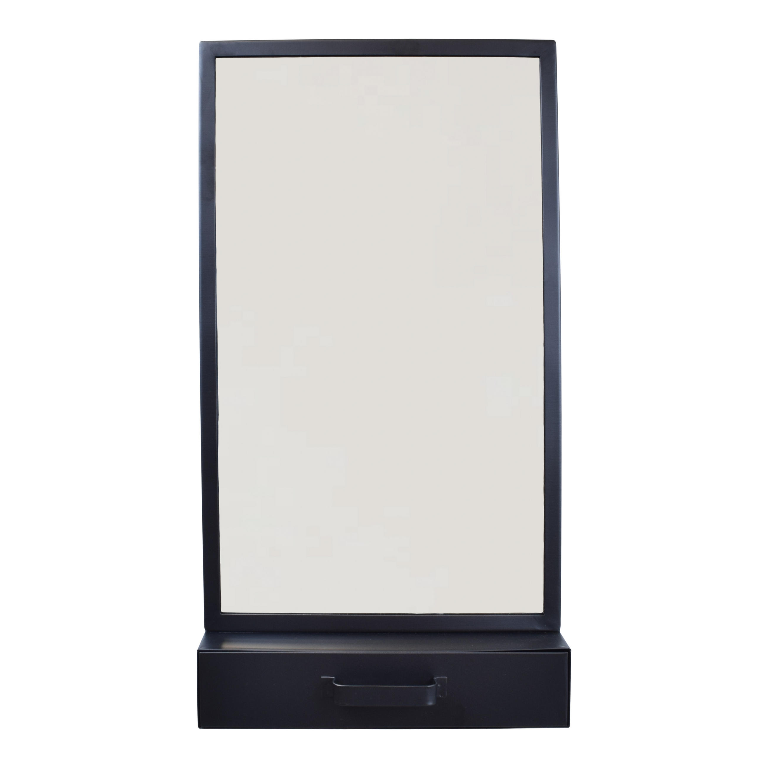 WANDSPIEGEL Verona Schwarz - Schwarz, Metall (38/72/4cm) - LOFT42