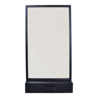 WANDSPIEGEL Verona Schwarz - Schwarz, Metall (38/72/4cm) - LOFT42