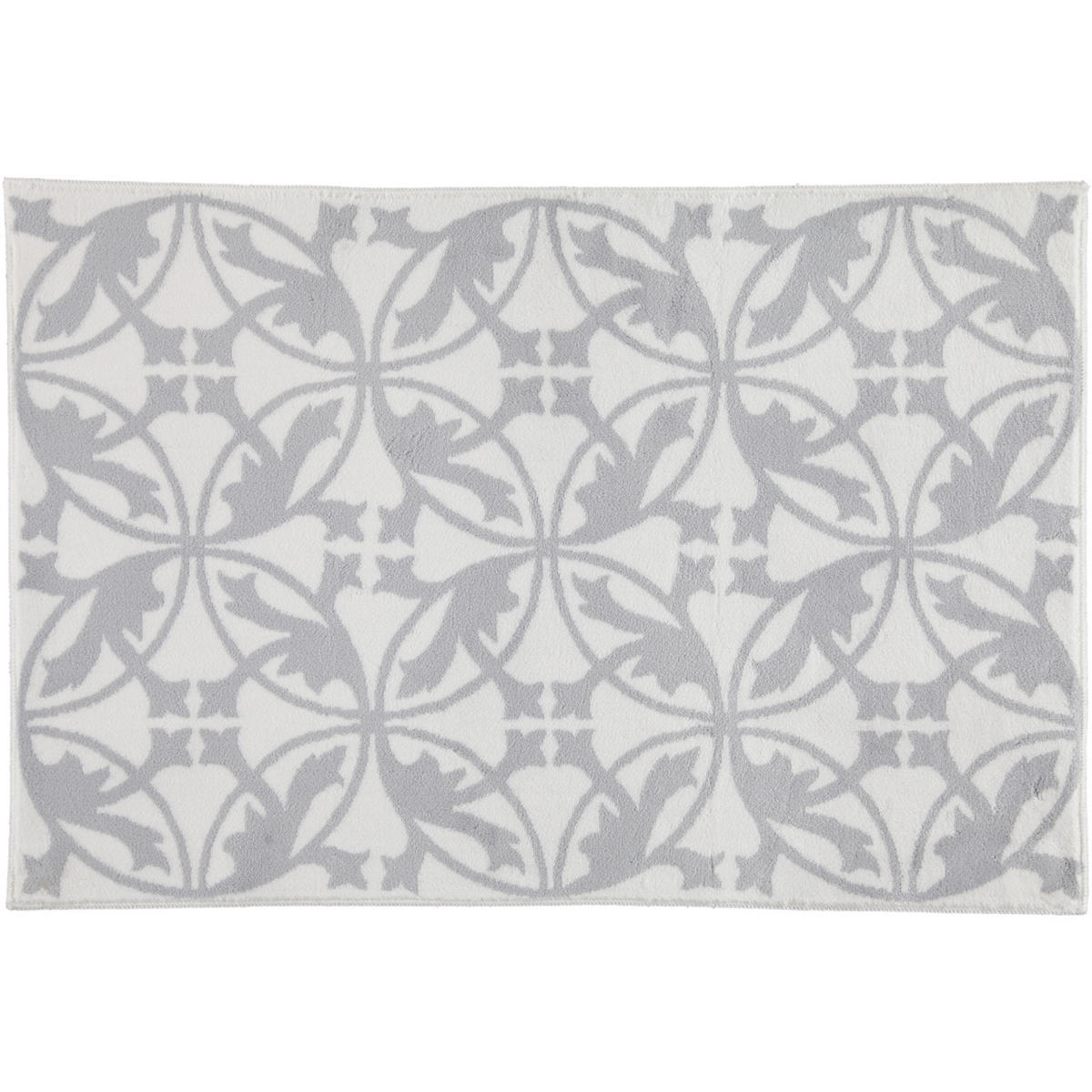 BADEMATTEN MAURO WEISS-KIESEL - 1469 - Grau, Textil (60/90cm) - Rhomtuft