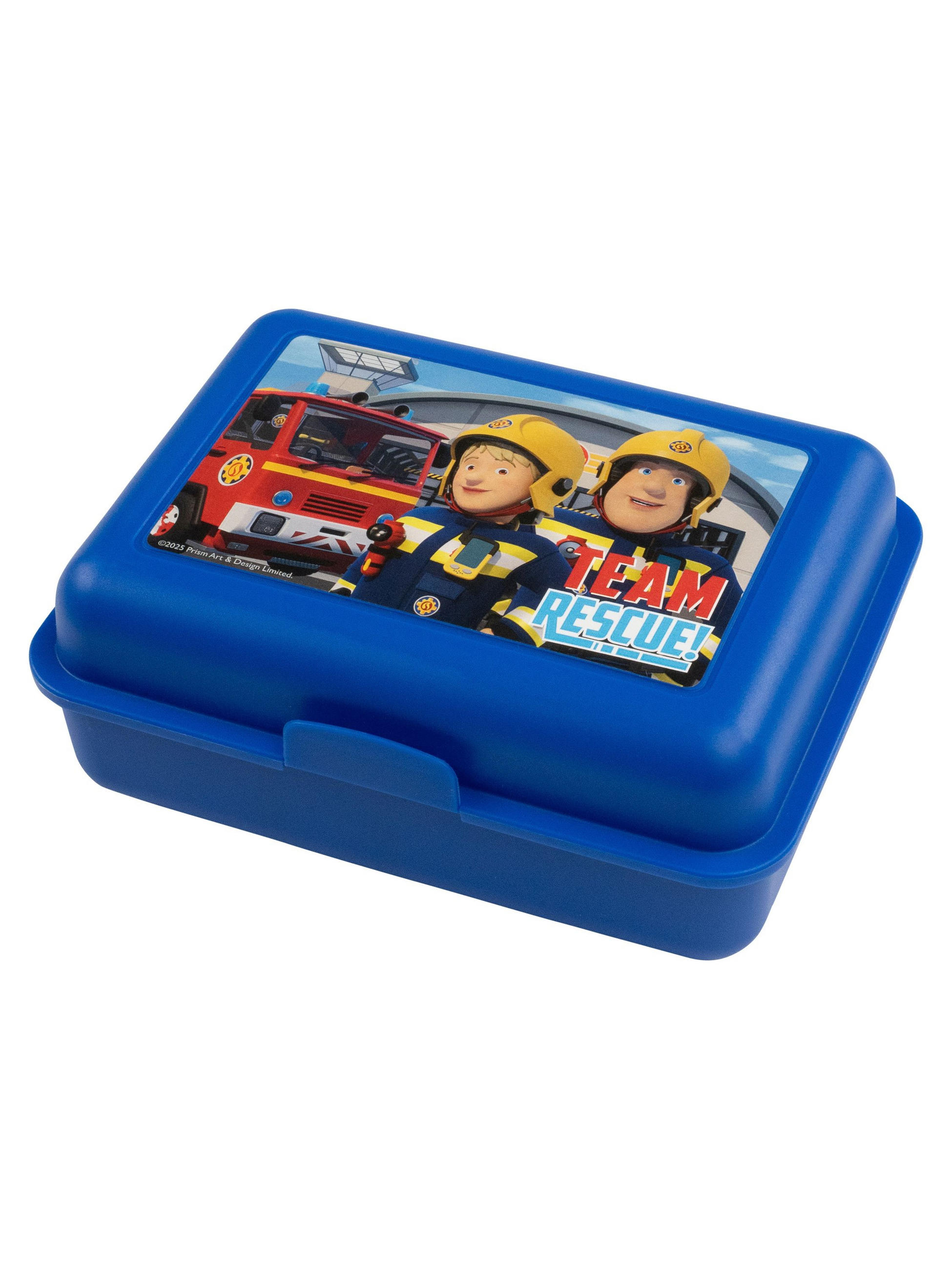 BROTDOSE Feuerwehrmann Sam Team Rescue Blau 17,5 x 12,8 x 6,9 cm - Blau, Kunststoff (17.5/6.9/12.8cm) - Chiemsee