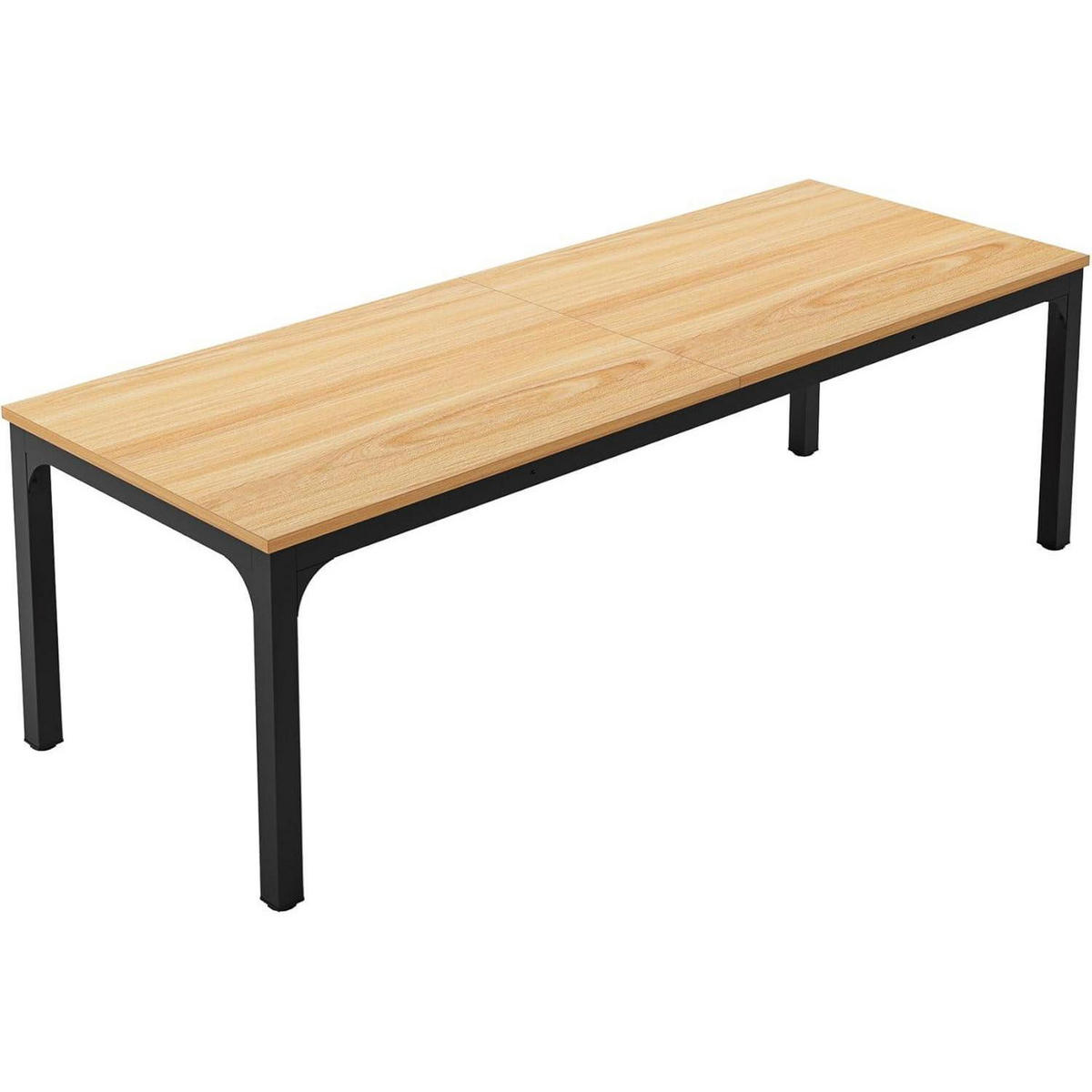 COMPUTERTISCH 200 x 70 x 75 cm Natur - Braun, Holzwerkstoff (70/200/75cm)