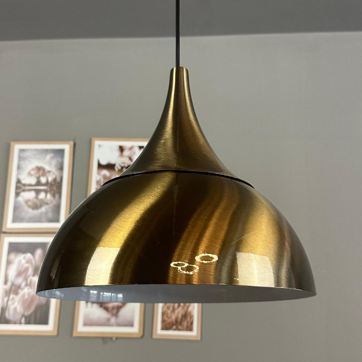 PENDELLEUCHTE EDYimpi - Messingfarben, Metall (30/30/30cm) - Bamyum