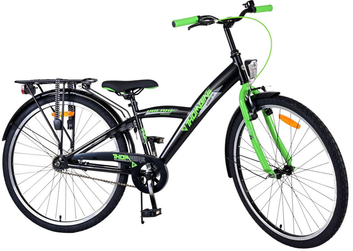 KINDERFAHRRAD Thornbike - Jungen - 26 Zoll - Rücktritt + Handbremse - Grün - Grün, Metall (77cm) - TPFSports