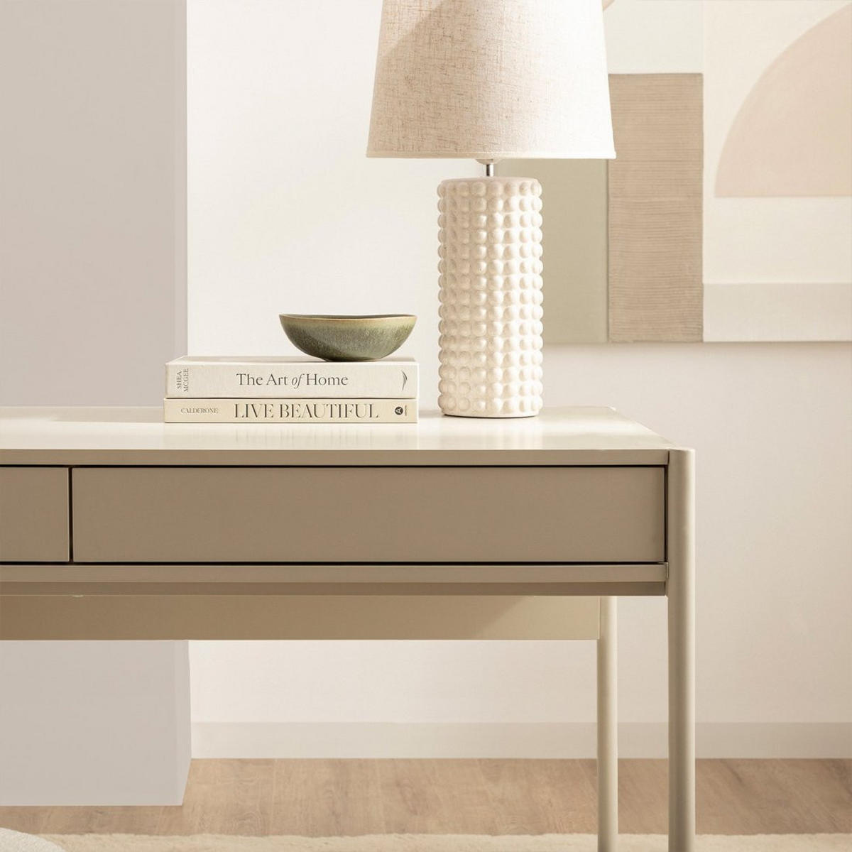 SCHREIBTISCH Cleo Grau 120 cm x 78 cm - Grau, Holzwerkstoff (60/120/78cm) - Klast Home