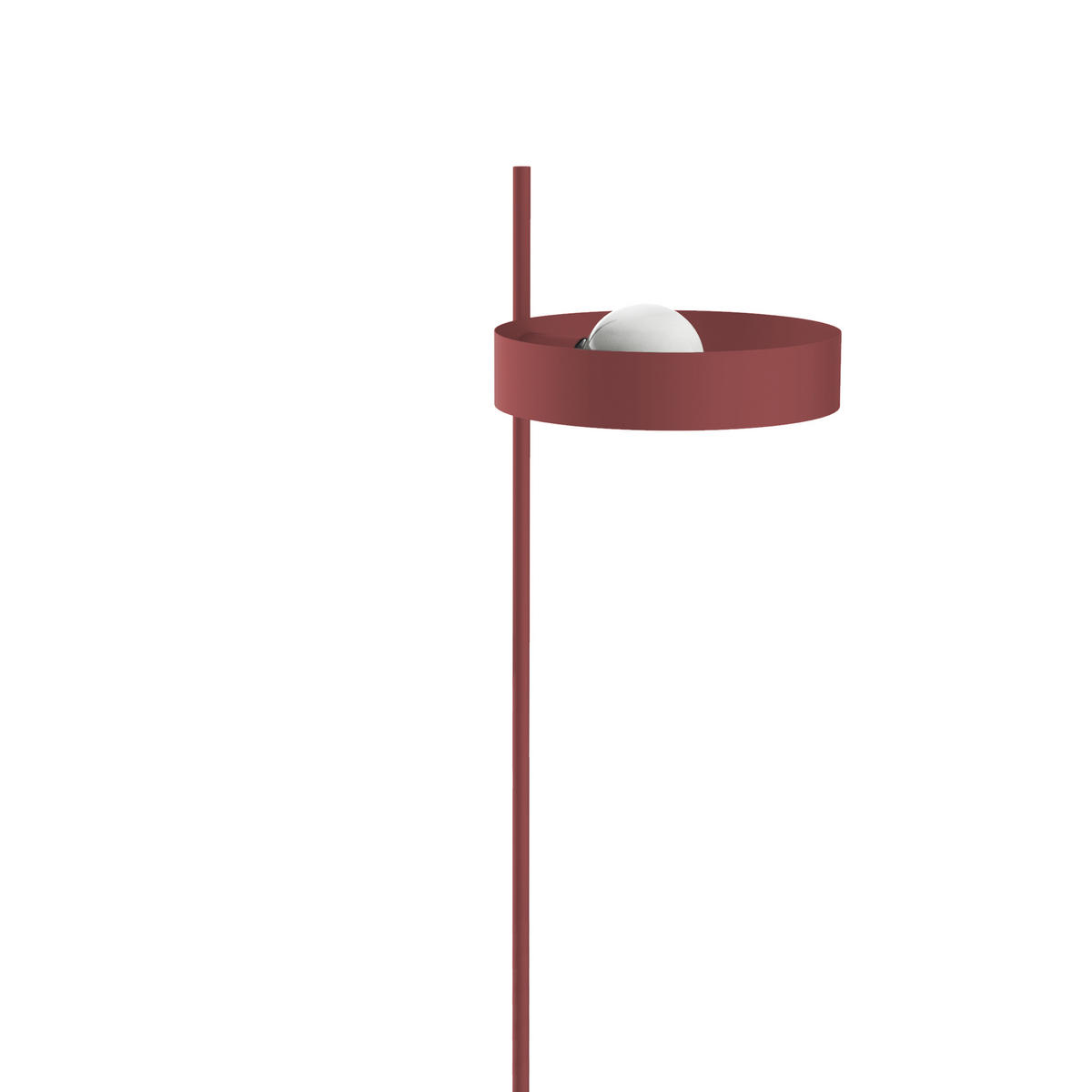 STEHLEUCHTE - Rot, Metall (40/40/165cm) - Lumicom