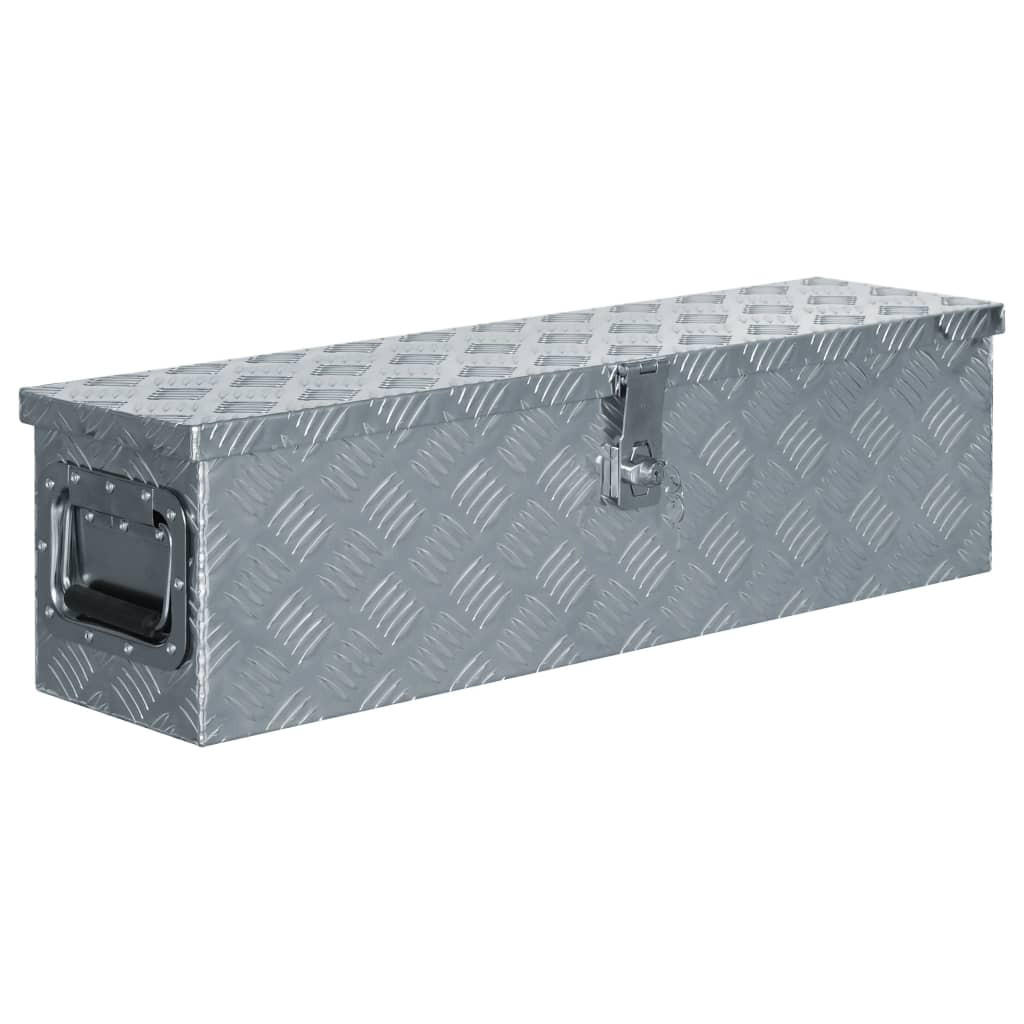 Deluke Aluminiumbox Silber 80.5x22x22 cm