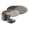 BASIC-SET Jasper Grau 12er Set - Grau, Keramik (1/1/1cm) - Ritzenhoff Breker