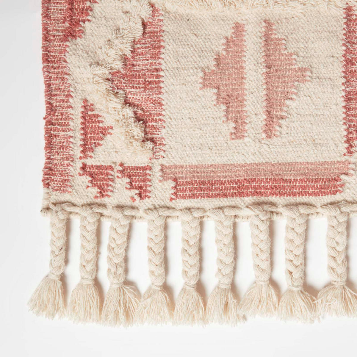 KELIM-TEPPICHLÄUFER Satara 66/200 cm - Rosa, Textil (66/200cm) - Homescapes