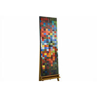 ACRYLBILD HANDGEMALT 50/150 cm - Multicolor, Holz/Textil (50/150cm) - KUNSTLOFT