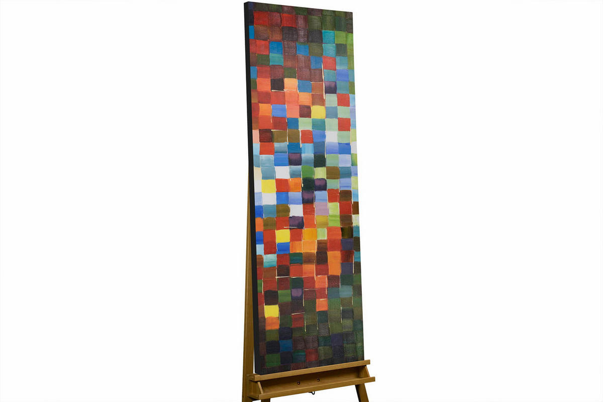 ACRYLBILD HANDGEMALT 50/150 cm - Multicolor, Holz/Textil (50/150cm) - KUNSTLOFT