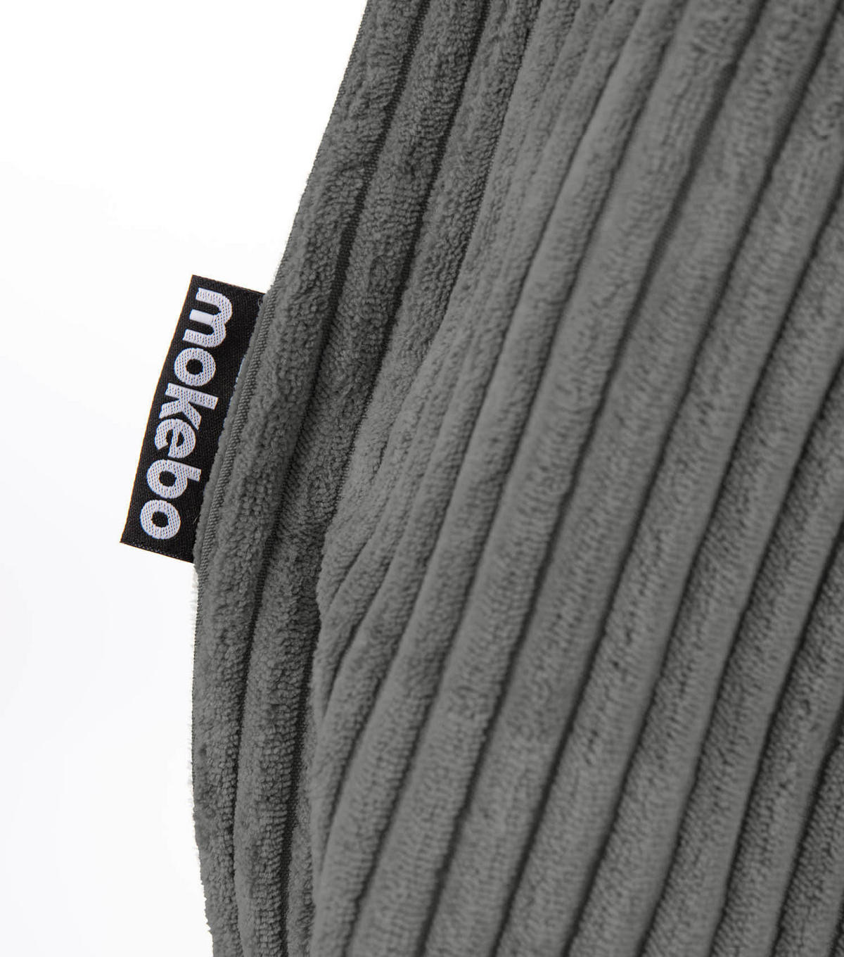 SITZSACK BEZUG Das Kuschel-Cover - Anthrazit, Textil (130/20/170cm) - Mokebo