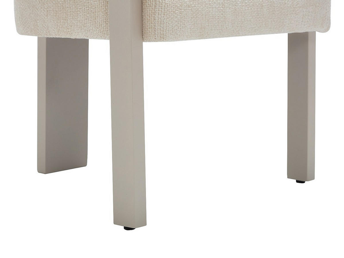 STUHL - 64 cm x 60 cm - holz - cremefarben Livelia - Creme, Holz/Holzwerkstoff (64/78/60cm) - Vente-Unique