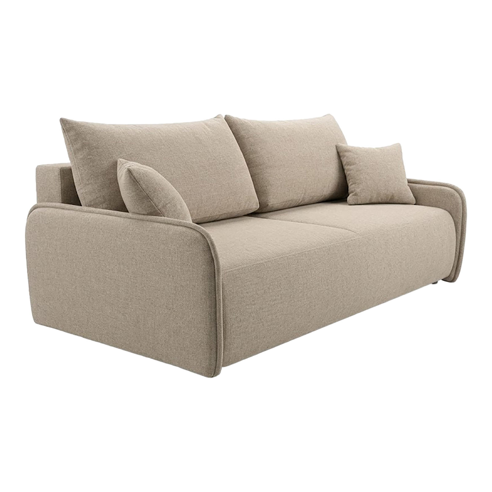 Fedve SOFA MEOO s funkcí spaní, béžová