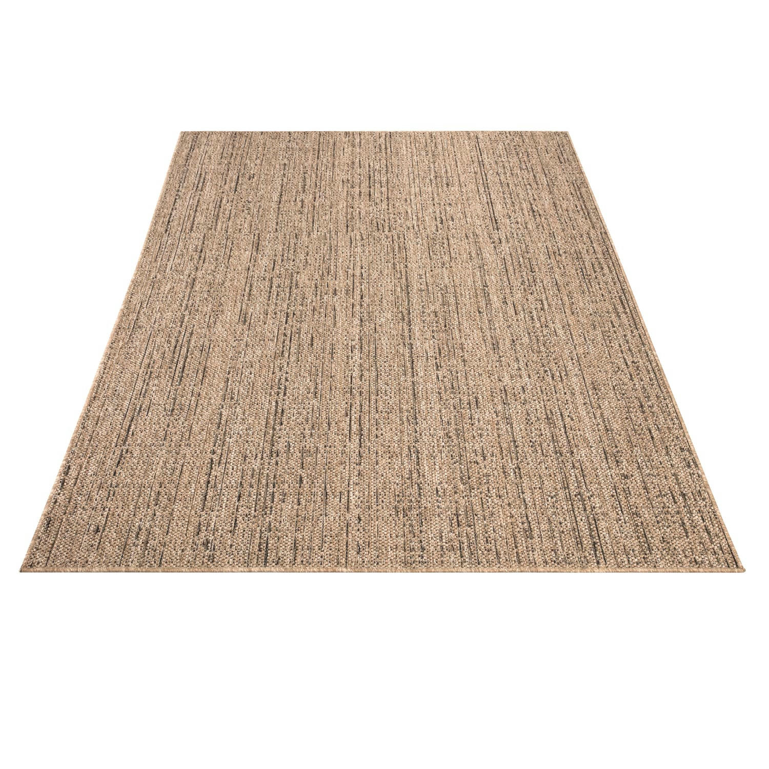 FLACHWEBTEPPICH, meliert, aus Polypropylen, Beige, 160 x 220 cm - Beige, Textil (220/160cm) - KADIMA DESIGN