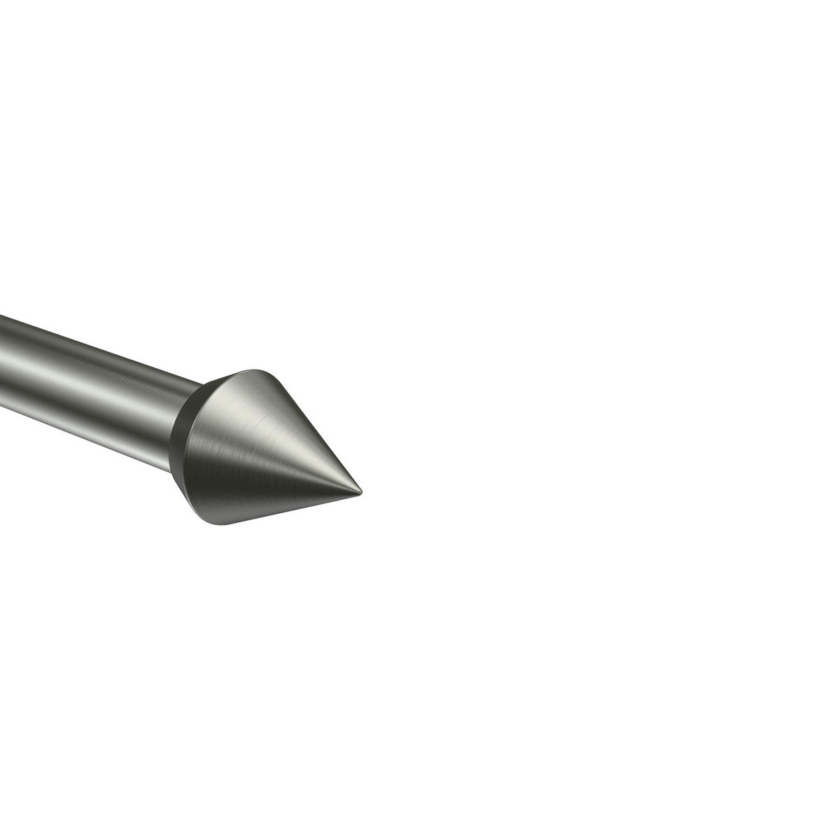 ENDSTÜCKE FÜR GARDINENSTANGEN 20 mm Ø, Sirius Edelstahl, Packung 2 Stück - Edelstahlfarben, Metall (4.1/3.3/3.3cm) - INTERDECO