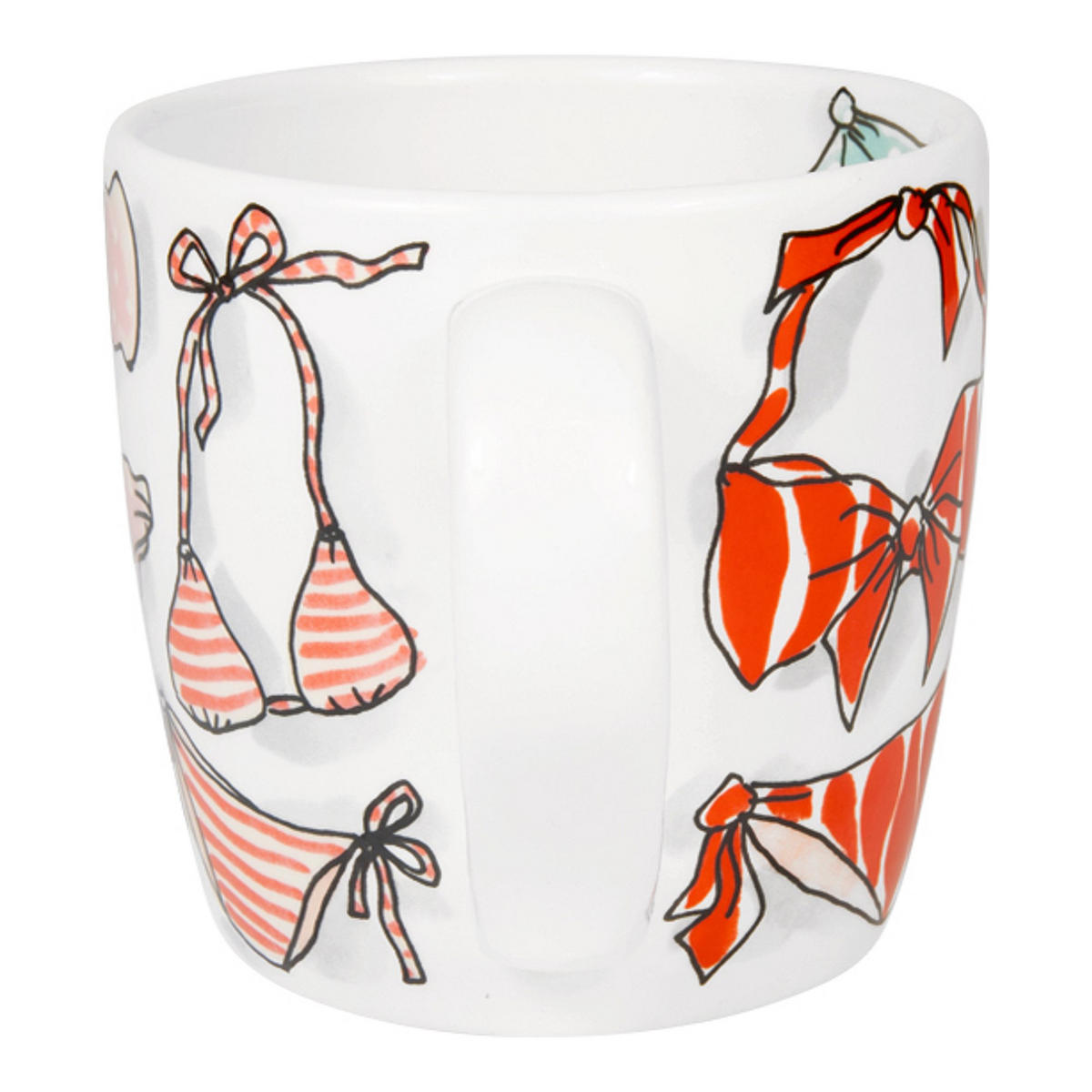 CAPPUCCINO-BECHER Bikini in Bunt - 500 ml - Multicolor, Keramik (0.5L) - Blond Amsterdam