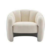 SESSEL mit gerader Rückenlehne - 1 Person - stoff - beige Delipo - Beige, Textil (93/73/76cm) - Vente-Unique