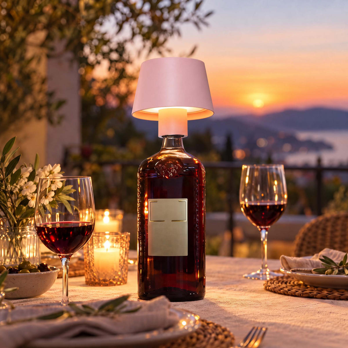 LED-TISCHLAMPE 3 in 1 Pink max. 45cm hoch - Pink, Kunststoff (11/11/45cm) - Northpoint