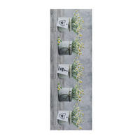 VINYL-KÜCHENTEPPICH Grau Sprinty 52/100 cm - Grau, Kunststoff/Textil (52/100cm) - Atticgo