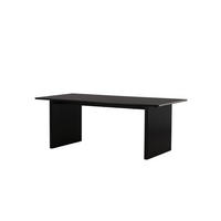 ESSTISCH VAIL Schwarz 200x100x75 cm - Schwarz, Holzwerkstoff (100/200/75cm) - FURNLUX