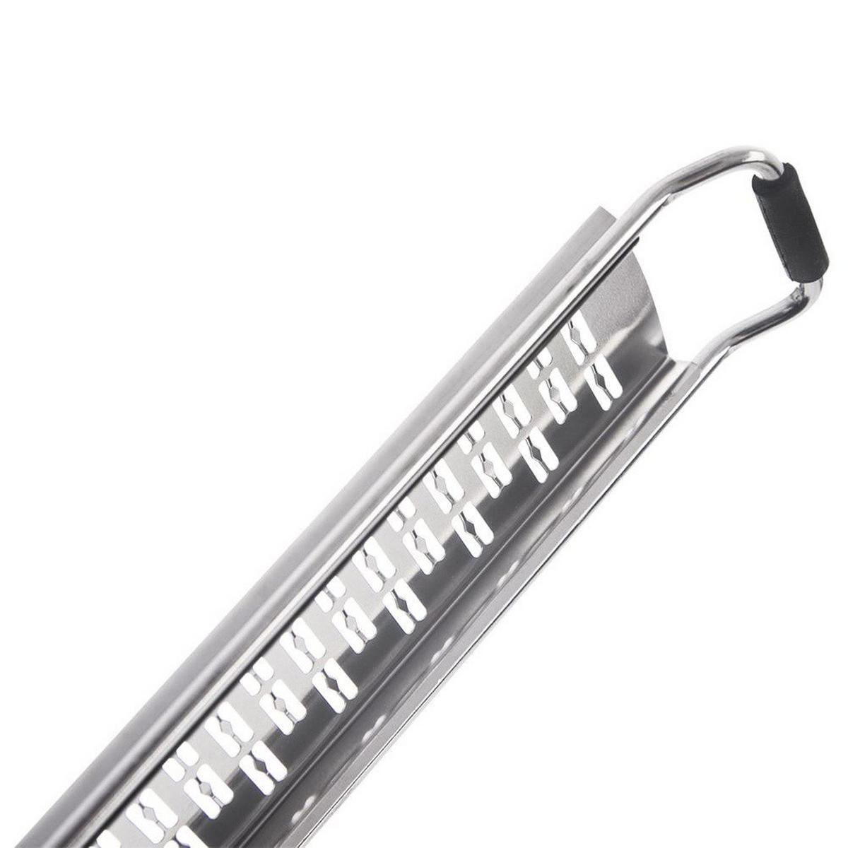 KÜCHENREIBE Stahl 38 cm - Silberfarben, Metall (4/38/1.5cm) - Orion 