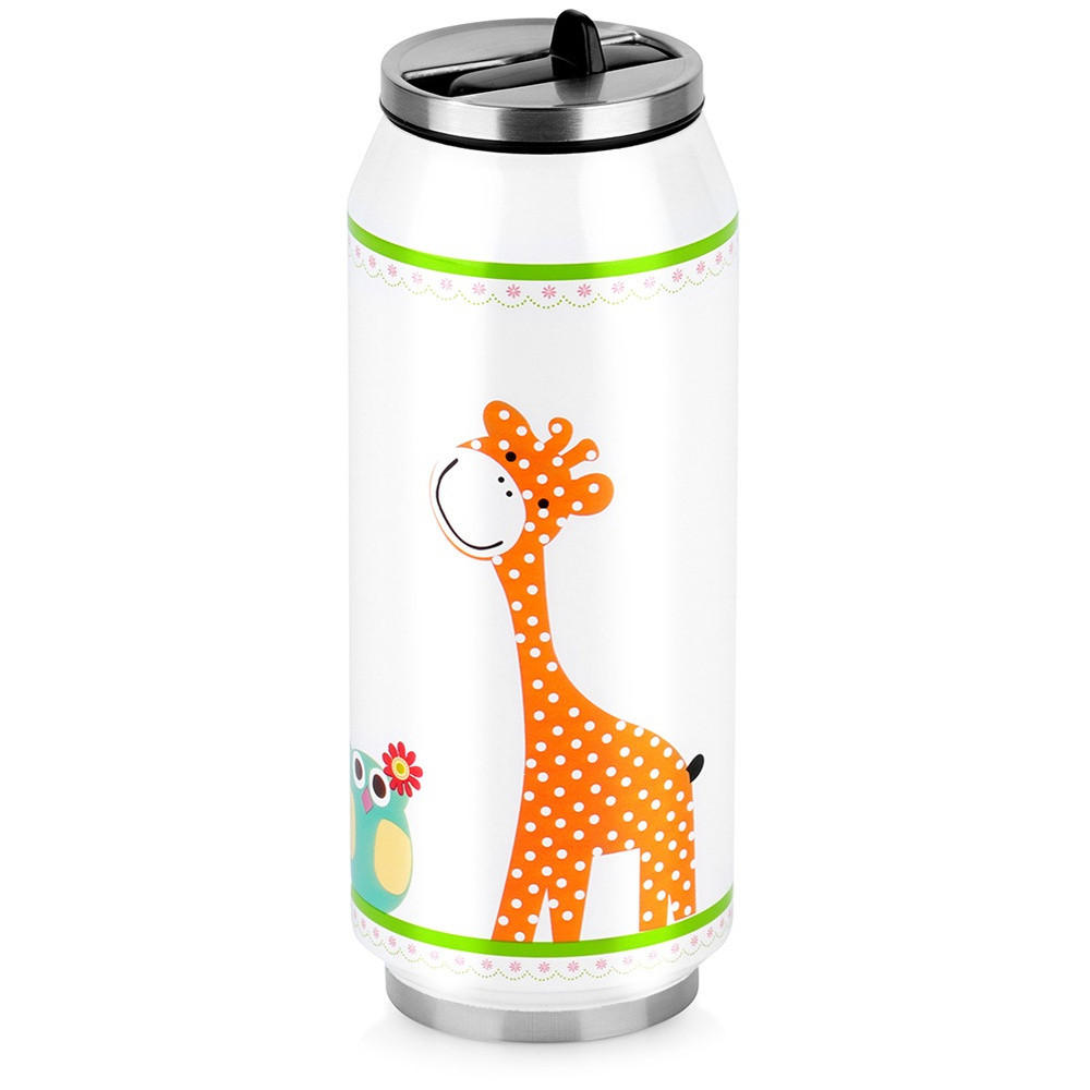 THERMOBECHER Dose Giraffe 400 ml Mehrfarbig - Multicolor, Metall (0.4L) - Orion 