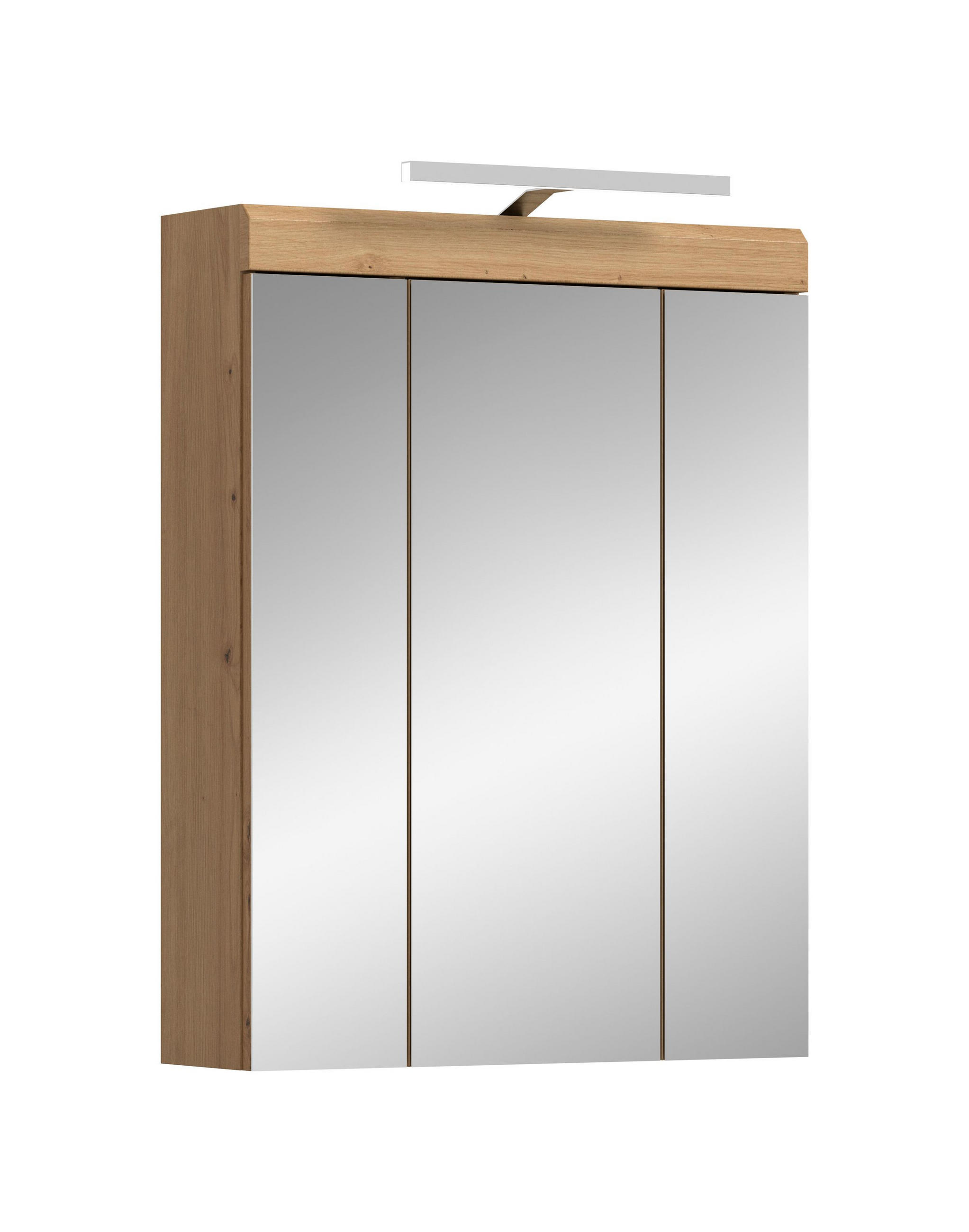 Homes & Jones Spiegelschrank Eiche Artisan 60x79x18 cm