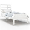 BETT Neiman 104/195.5 cm - Weiß, Holz (90/190cm) - Nettlife