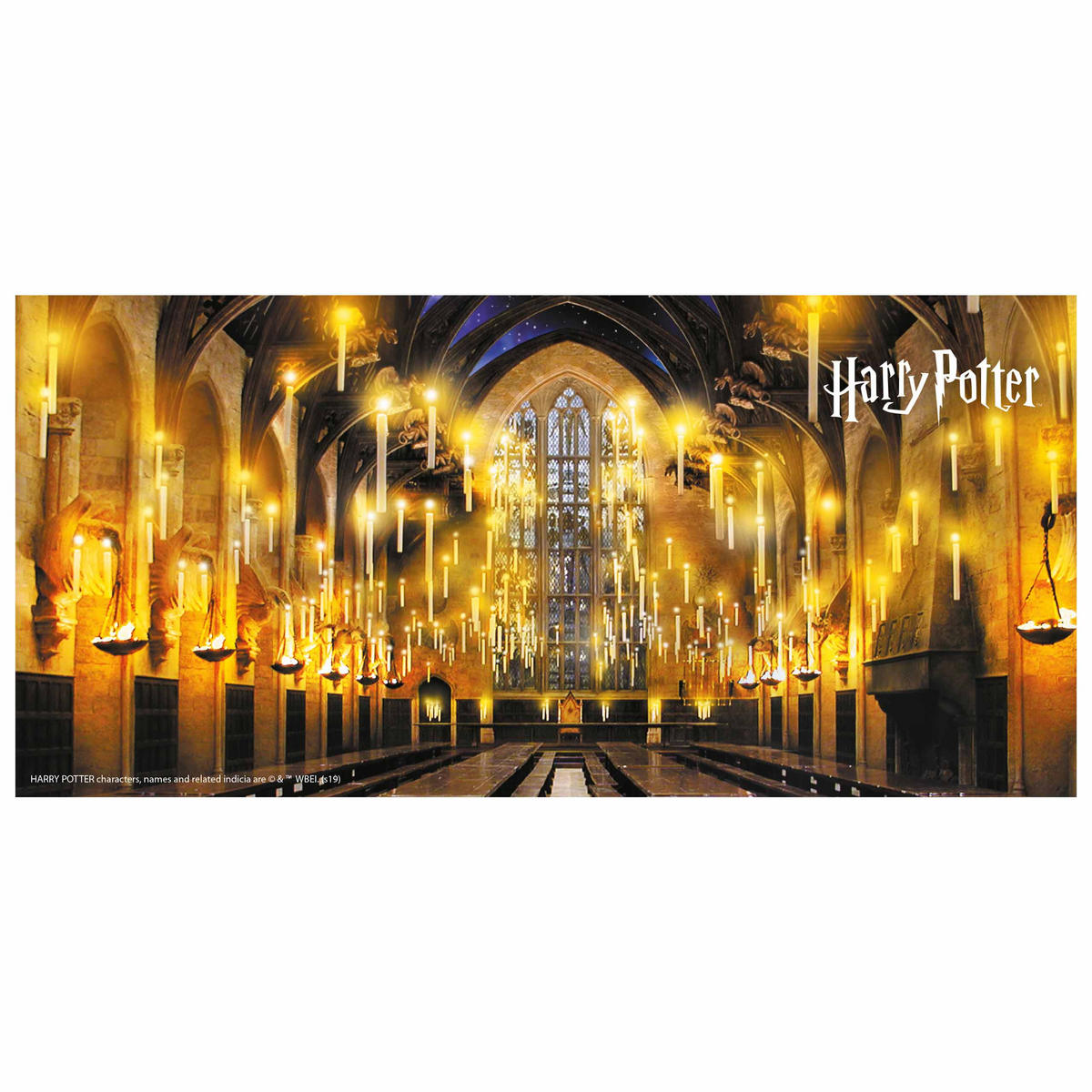 KAFFEEBECHER Harry Potter Hogwarts Große Halle Orange 320 ml - Orange, Keramik (0.32L) - United Labels