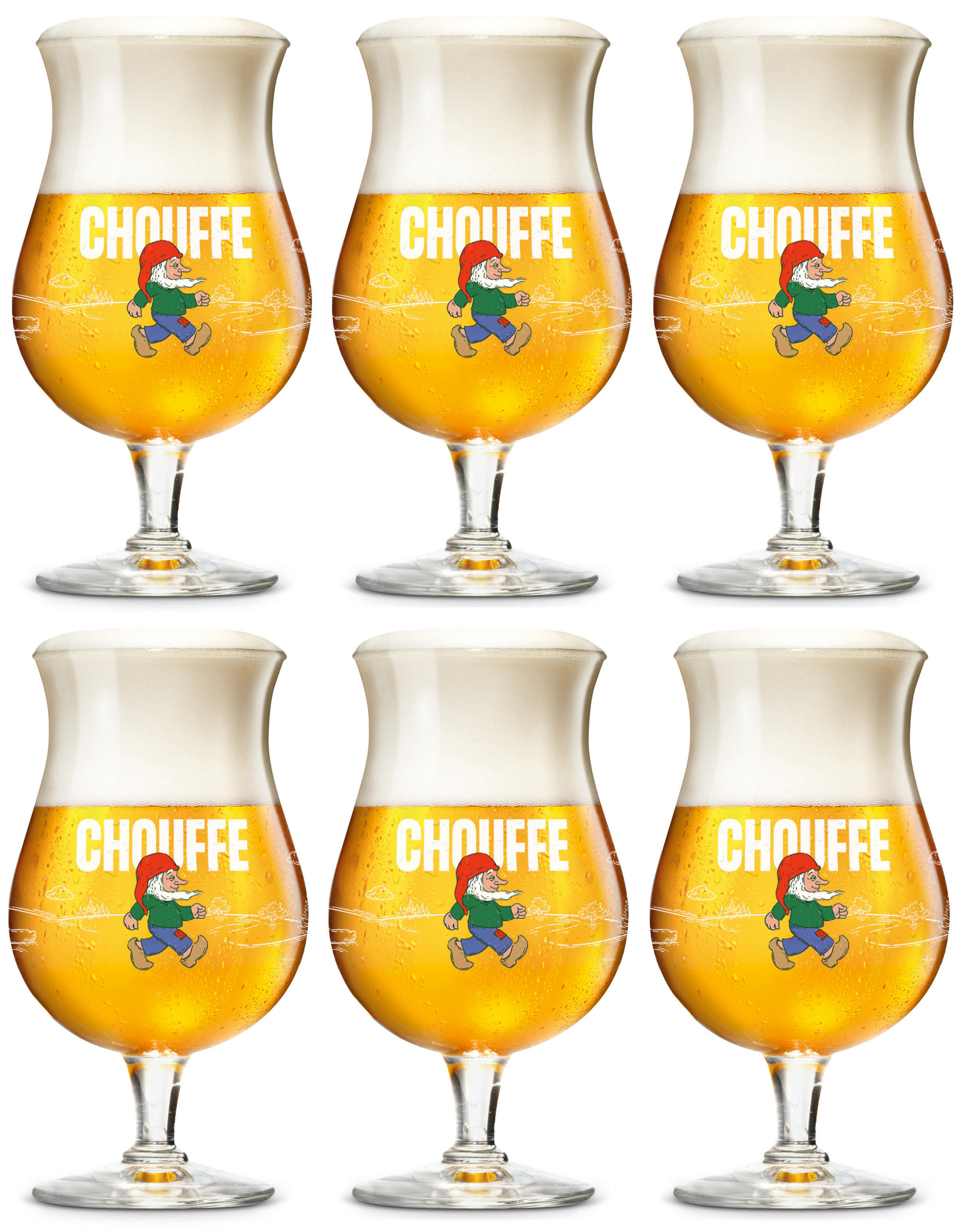 BIERGLAS Biergläser 330 ml - 6 Stück - Transparent, Glas (0.33L)