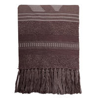 DECKE Crafty Kastanienbraun - Braun, Textil (125/150cm) - Malagoon