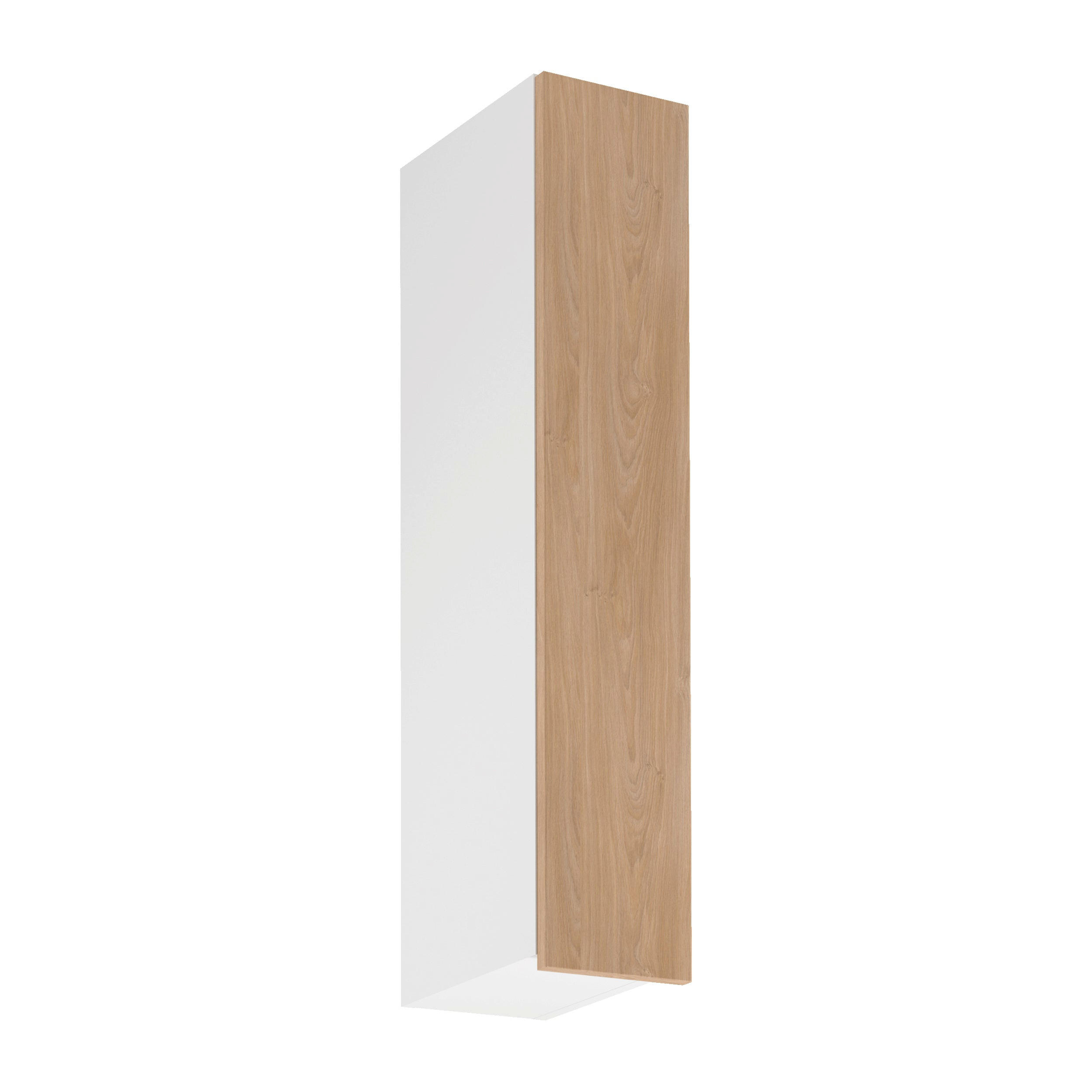 HÄNGESCHRANK G20 P/L – Sorento Weiß Sonoma Eiche – Weiß / Sonoma Eiche / Rechts - Weiß/Sonoma Eiche, Holzwerkstoff (20/100/32cm) - ROYAL24_MARKT
