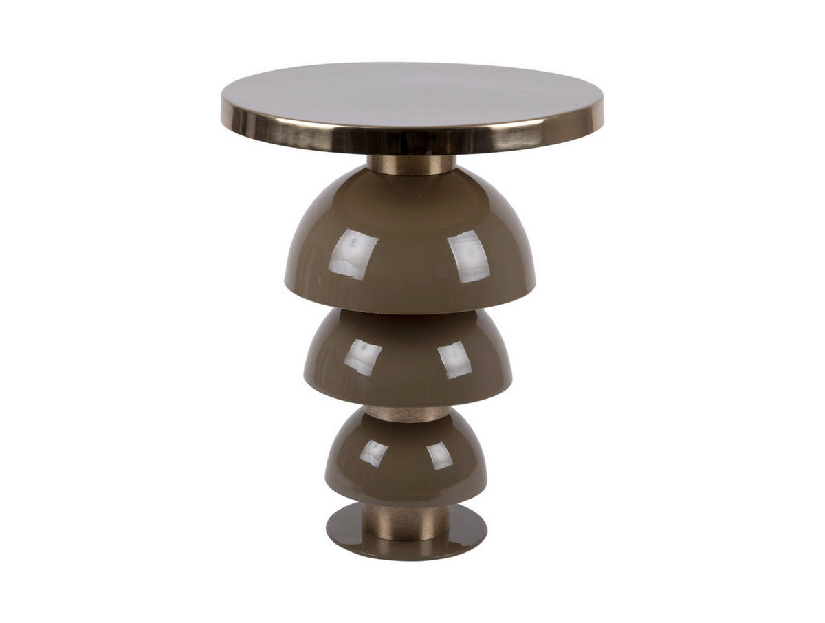 BEISTELLTISCH Tess 46/46/55 cm - Grün, Metall (46/46/55cm) - Leitmotiv