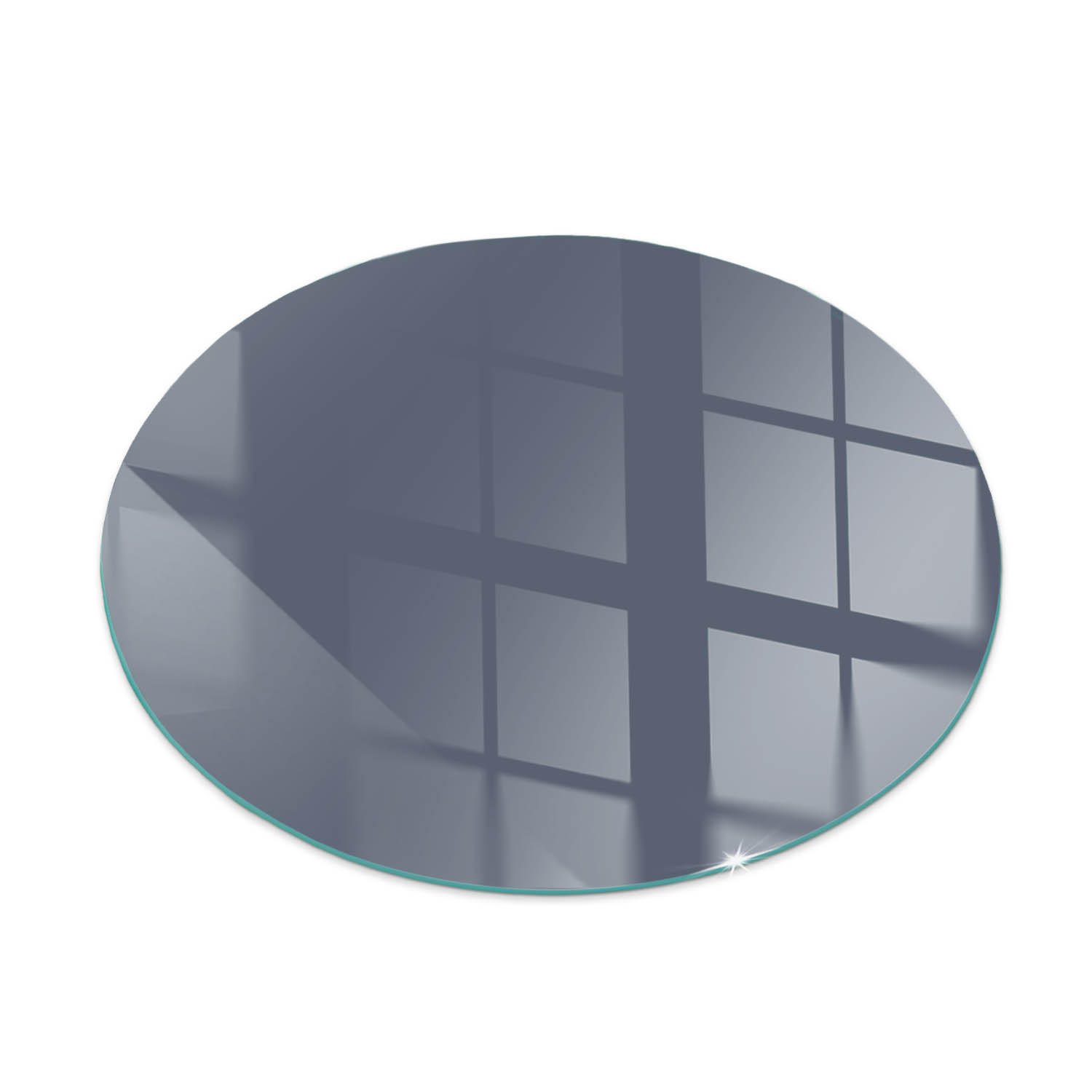 ArtPrintCave Glasplatte Dunkelblau 70x70x0.4 cm