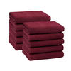 HANDTÜCHER, 10er-Set, 50x100 cm, 100% Baumwolle, Rot - Bordeaux, Textil (50/100cm) - Zollner