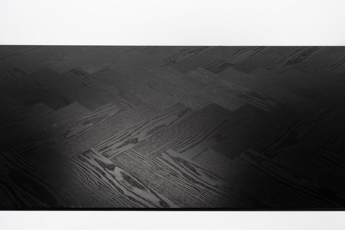 ESSTISCH Fabio - Schwarz - 80/160/75 cm - Schwarz, Holz (80/160/75cm)