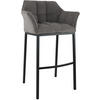 BARHOCKER Metall Taupe - Taupe/Schwarz, Metall (64/110/48cm) - CLP
