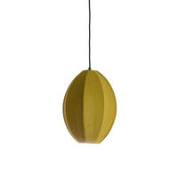 HÄNGELAMPE Milatos - Grün - 28.5/28.5/38 cm - Grün, Textil (28.5/28.5/38cm) - Light & Living